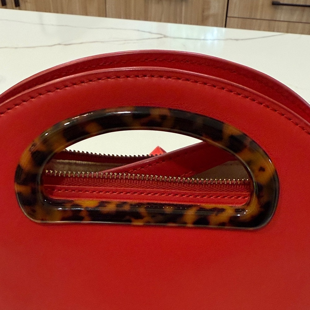 Loeffler Randall Red Mini Bag with Structured Design - Picture 6 of 9